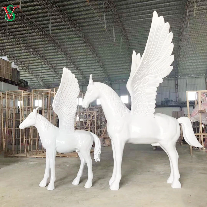 LED 3D Fiberglass Resin Horse Carousel for Park Decoration