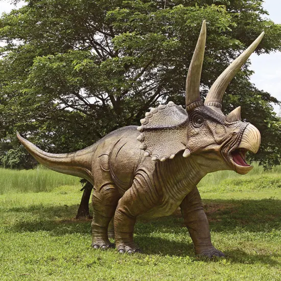 Dinosaur Park Life Size Dinosaur Statue Simulation Fiberglass Dinosaur