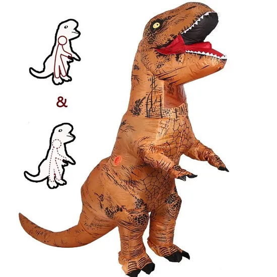 Halloween Jurassic Theme Adult Inflatable Big Size Blow up Suit Inflate T