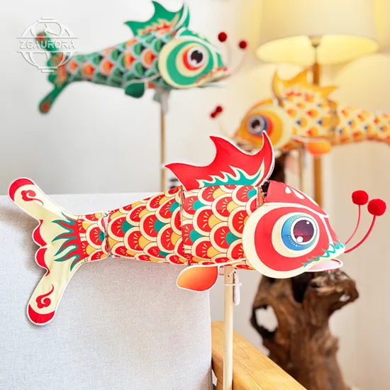 Handheld Fish Lantern Parade Fish Lantern Animal Lantern 