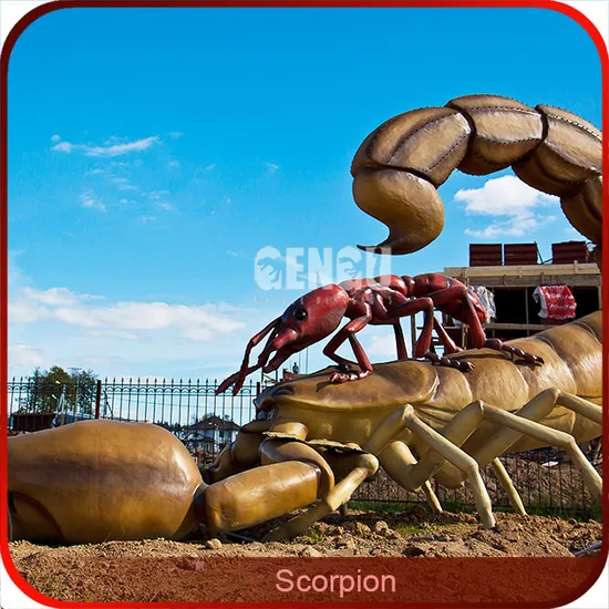 Family Garden Decoration Life Size Animatronic Insect Model 