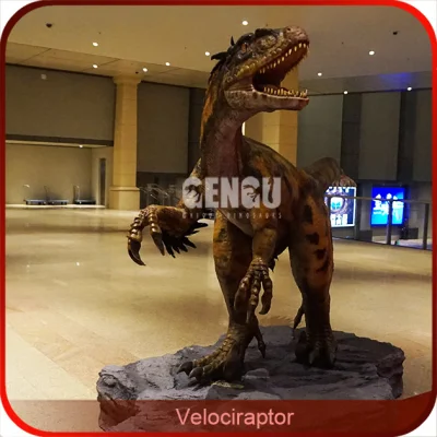 Realistic Velociraptor Animatronic Dinosaur for Sale