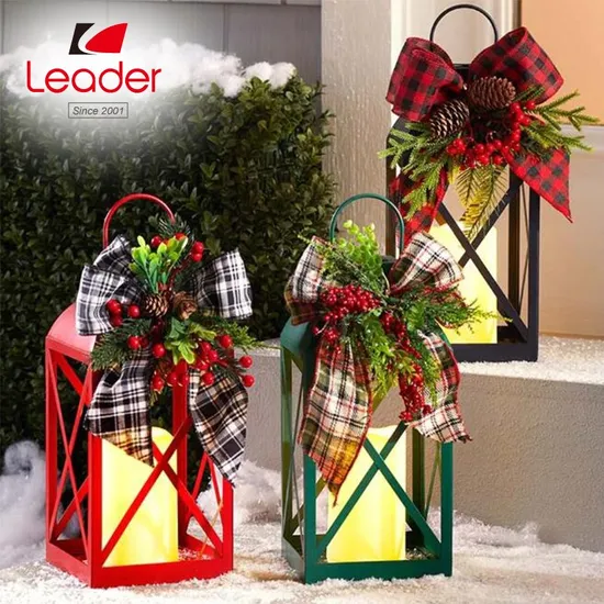 Set of 3 Solar Holiday Lanterns New Christmas Lanterns 