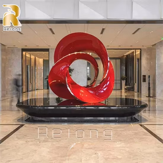 Urban Large Painted Stainless Steel Sculpture Sculpture
