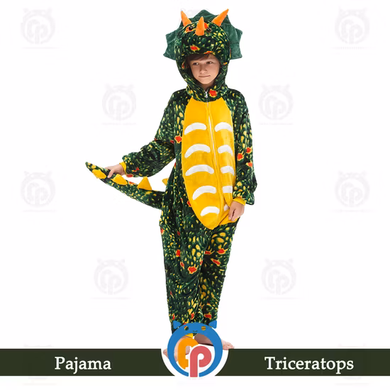 Wholesale Flannel Dinosaur Animal Character Cheap Kids Halloween Costume