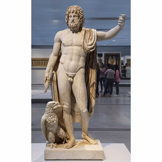 Customized Neptune by Antoine Coysevox Marble Sculpture Reproduction