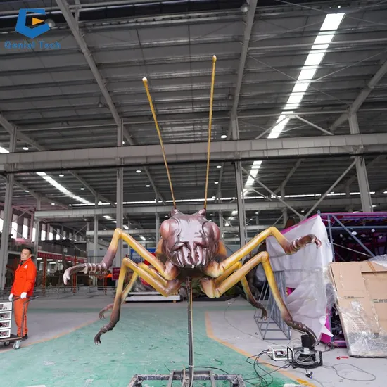 Ccaa04 Zigong Realistic Exhibition Insect Model Animatronic Beetle with Movement 