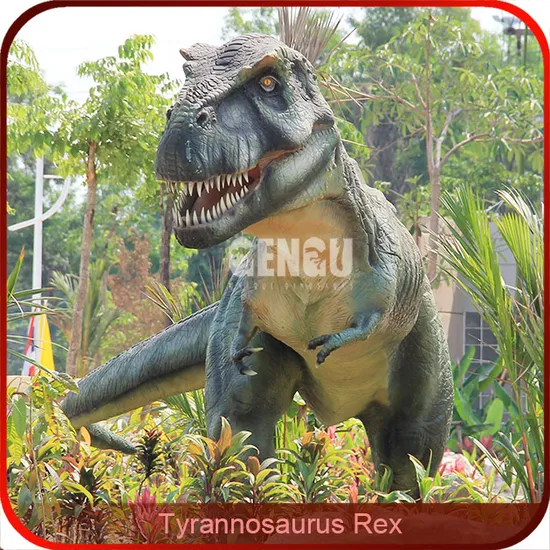 Outdoor Playground Equipment Zigong Animated Life Size Dinosaur 