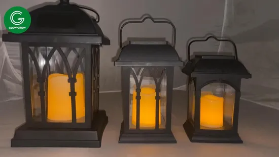Outdoor Solar Powered LED Solar Lanterns for Ramadan Home Wedding House Holiday Event Decoration 