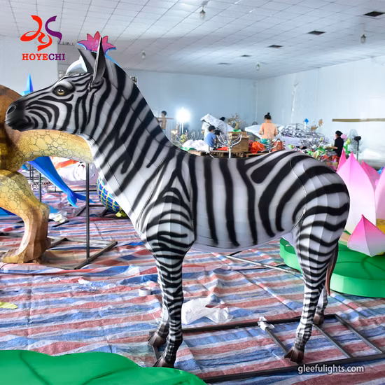 Outdoor Holiday Festival Decoration Tiger Horse Chicken Sheep Deer Dinosaur Domestic Animal Lanterns