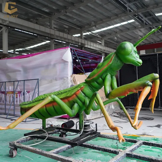 Ccaa06 Amusement Park Handmade Simulation Mantis Animatronic Insect 