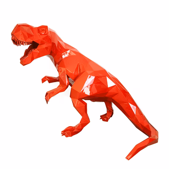 Customize Giant Fiberglass Dinosaur Statue/Life Size Big Resin Dinosaurs Scultures for Park Decor