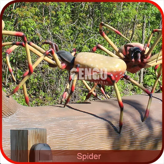 Theme Park High Quality Animatronic Insect Spider 